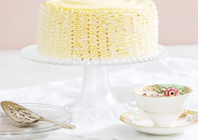 Classic Lemon Layer Cake with Buttercream & Lemon Curd