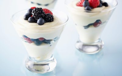 Lemon Curd Whip with Berries