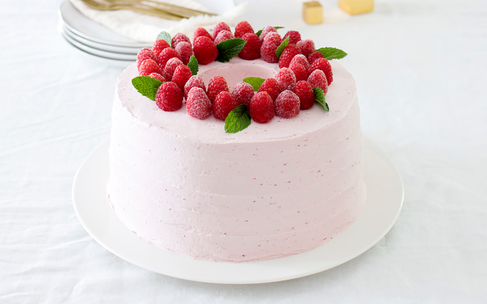 Lemon Raspberry Cake - Baker by Nature